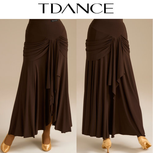 TDANCE女前后飘片半裙
