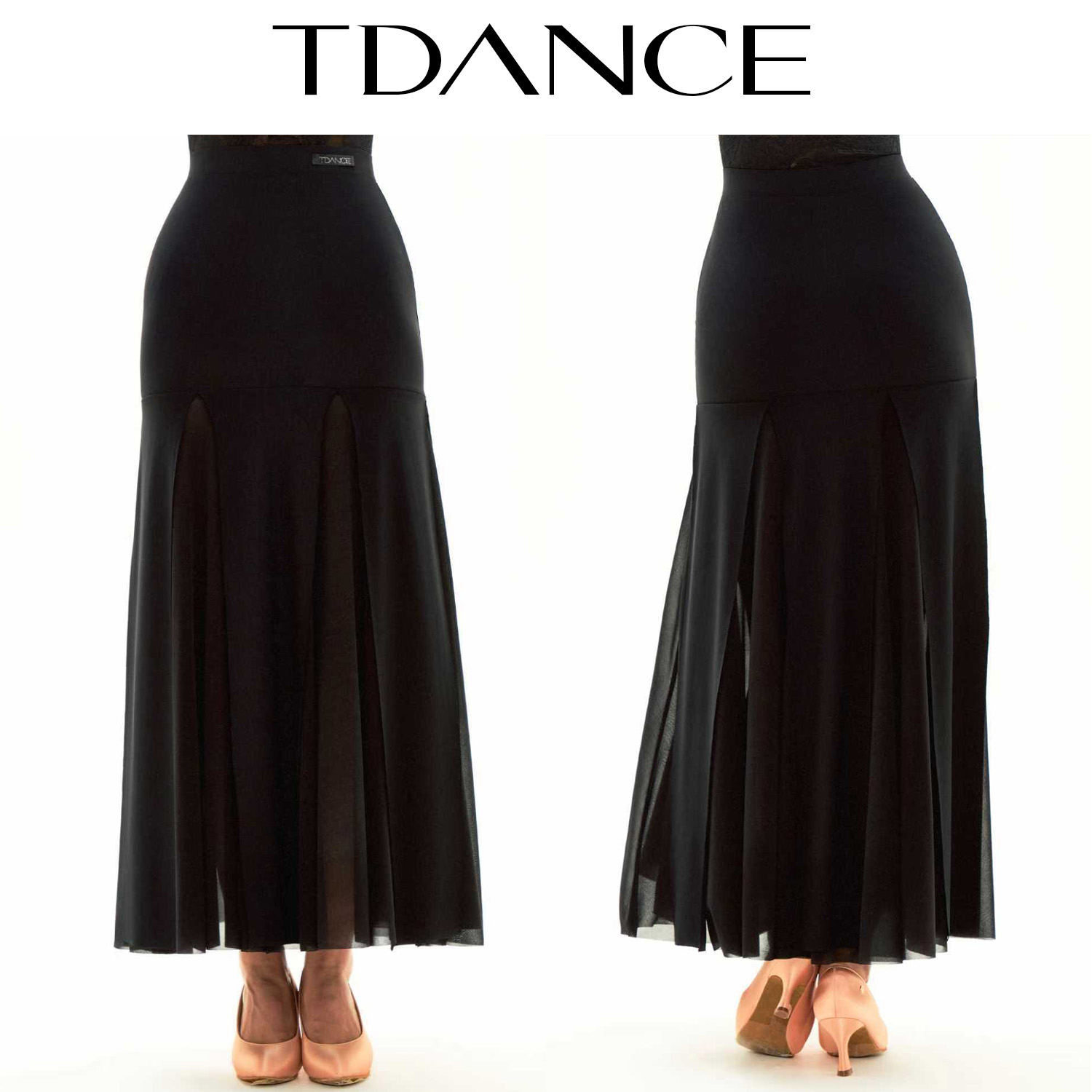 TDANCE摩登包臀纱质半裙