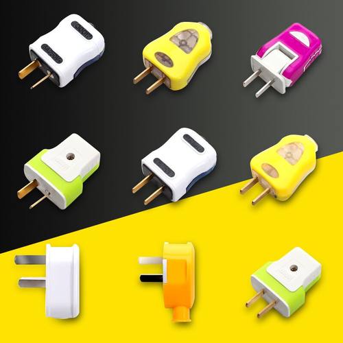 10只包邮电源插头脚角热水器空调