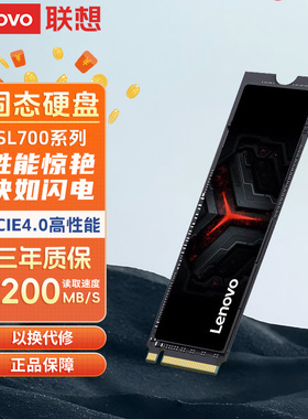 联想SSD固态硬盘m.2接口NVMe协议PCIe4.0 拯救者sl7000 40Pro读速
