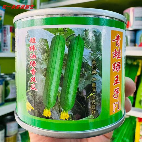 青蛙绿王子丝瓜种子高产耐热油亮