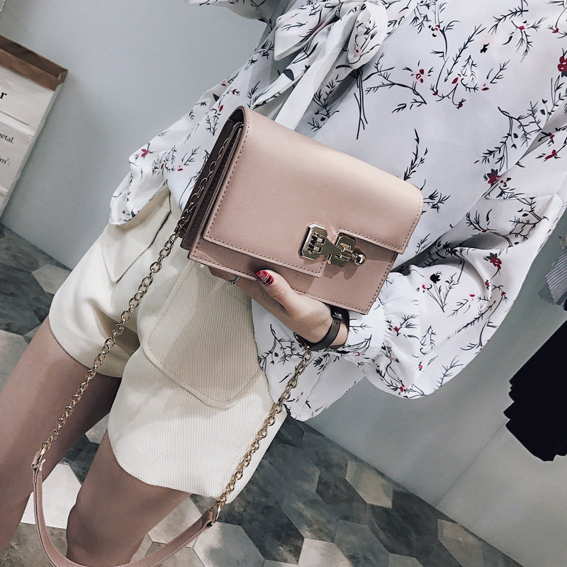 香港潮牌2021新品女包亮片小方包