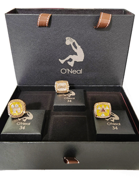 湖人沙奎尔奥尼尔总冠军戒指纪念品父亲节送朋友同学球迷礼物