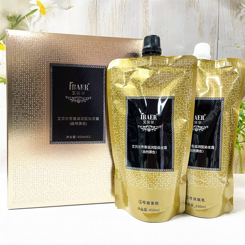 艾贝尔金钻染发膏自然黑
