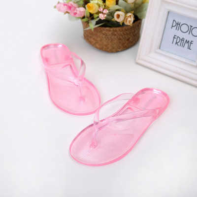 the republic of korea ulzzang Solid Clear quartz flip flops Beach sandals slipper Flat bottom Harajuku summerin the Women's Shoes, Slippers  category - from Buy2taobao.com to provide professional Taobao agent buy service