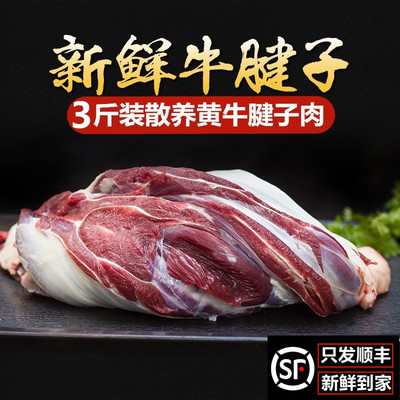 3斤现杀新鲜牛腱子国产黄牛肉