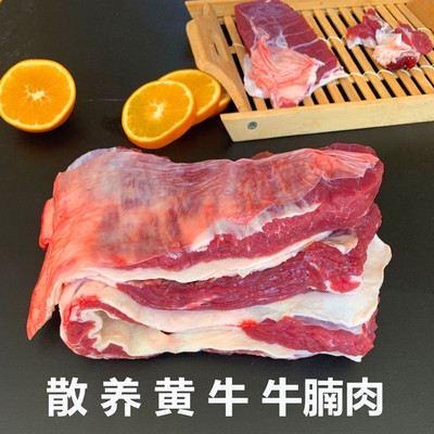 1斤新鲜现杀散养牛腩肉