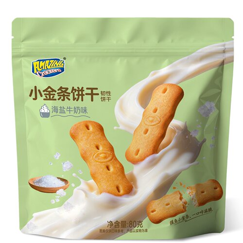 wishtree小金条饼干80g多口味