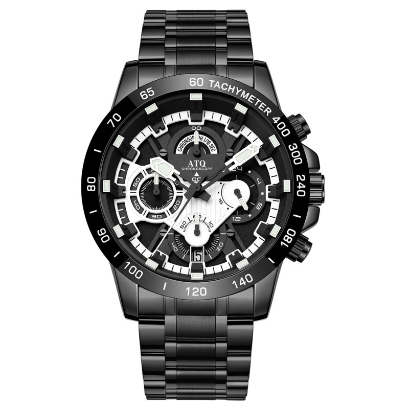 男士手表大表盘机械风镂空全自动机芯腕表防水夜光石英表