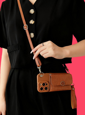 适用OnePlus一加Ace5手机壳13T 12 11手提卡包Ace5Pro至尊版Ace3零钱包Ace2背带Ace3V皮质9RT斜挎8T挂绳Ace2V