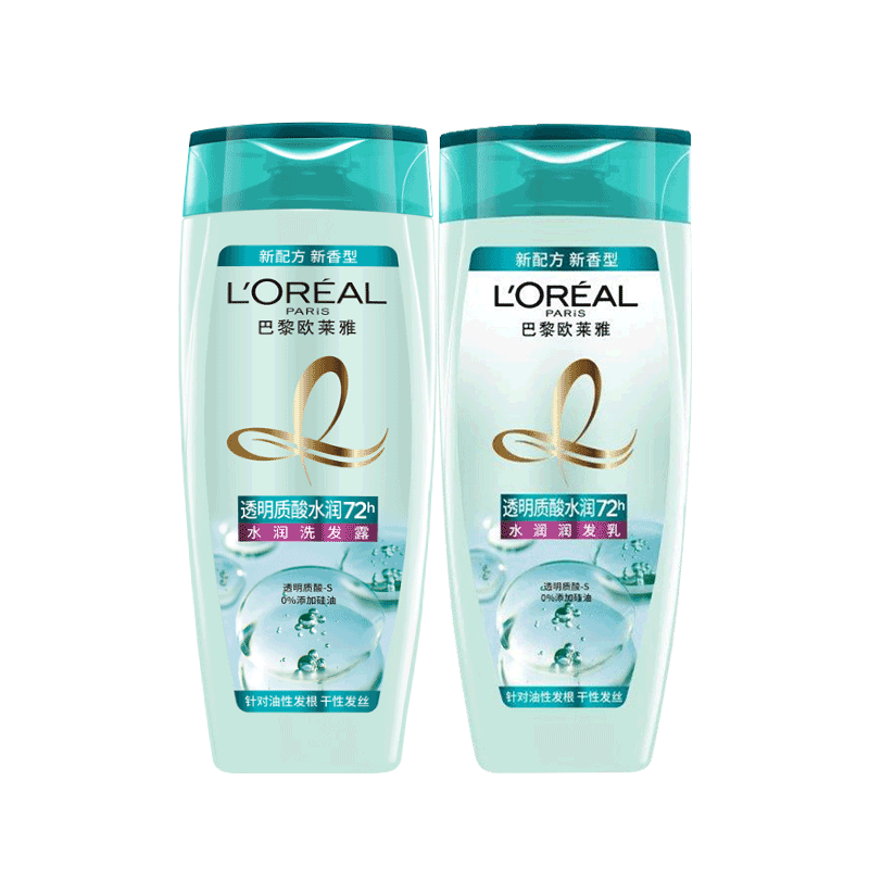 欧莱雅精油润养洗发露润发乳无硅油洗发水护发素旅行装