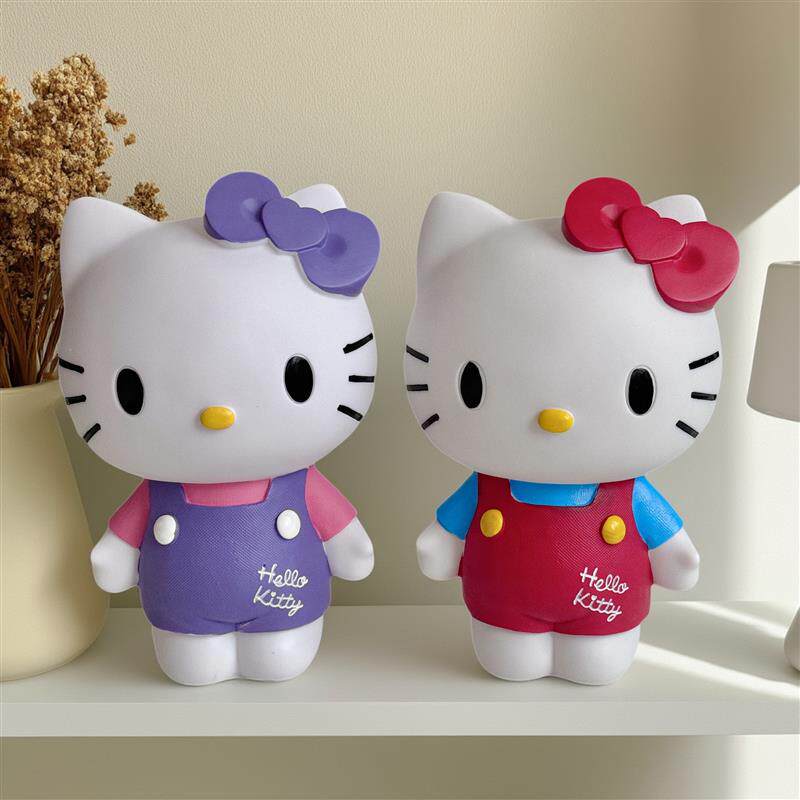 新品hellokitty存钱罐大号创意可爱不怕摔零钱搪胶存钱筒生日礼物