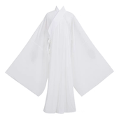 圆领袍内搭男女装 打底中衣里衣交领白衣