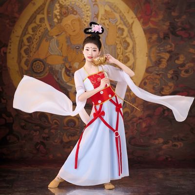 86西游记汉服仙女古装演出服装嫦娥仙子儿童古典汉服舞蹈铁扇公主