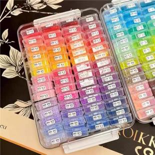 拼豆收纳盒221色5cm小盒套装221色抽屉式大容量手工材料收纳盒