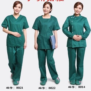 洗手衣手术室刷手服洗手衣长袖巡回服套装全棉医生服护士服女高档