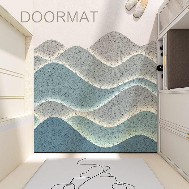 创意地垫入户门垫玄关防滑垫丝圈