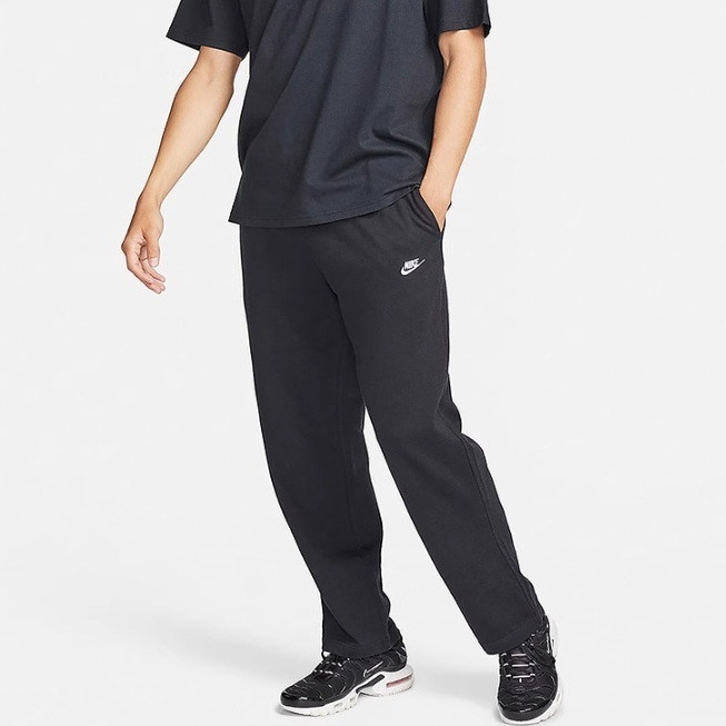 正品耐克/NIKE男子春秋跑步运动休闲透气纯棉针织直筒长裤FQ4333