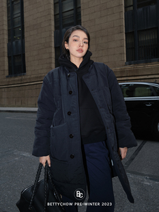 Bettychow 保暖防风外套 一件过冬 刚需棉被绒内衬面包大棉服冬季