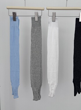 IOULOR春夏miu系堆堆薄款踩脚袜套小腿袜子纯色洛丽塔芭蕾风腿套