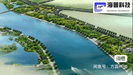 海普河道设计软件加密狗水利cad设计杰图河道设计送视频教程