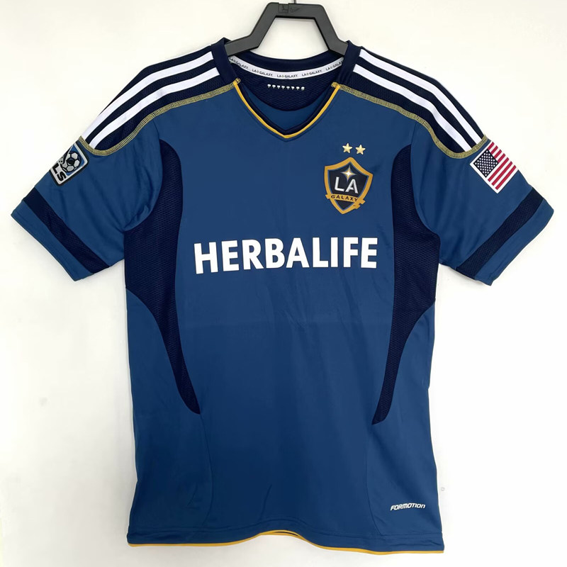复刻2011-12赛季洛杉矶银河客场复古老款球衣 23号贝克汉姆足球服