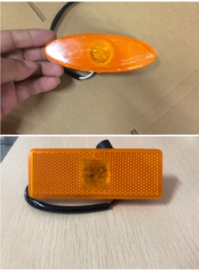 客车侧标志灯中通安凯金旅客车长方形LED边灯背胶转向灯宇通通用