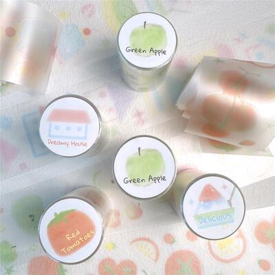 AGUGU微微甜PET透明模切胶带