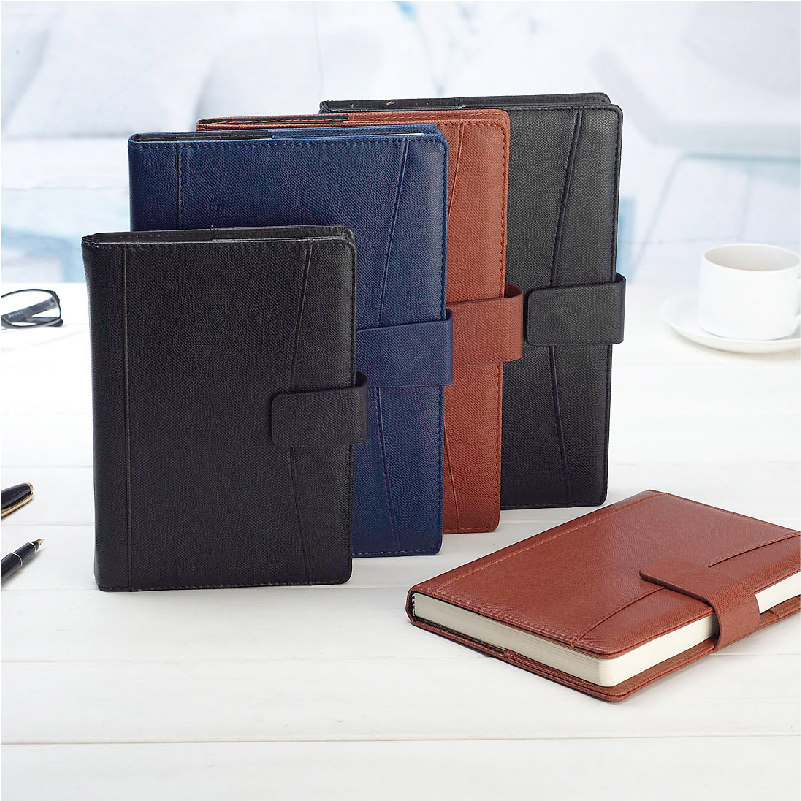 带扣商务皮面a5定制办公文具用品