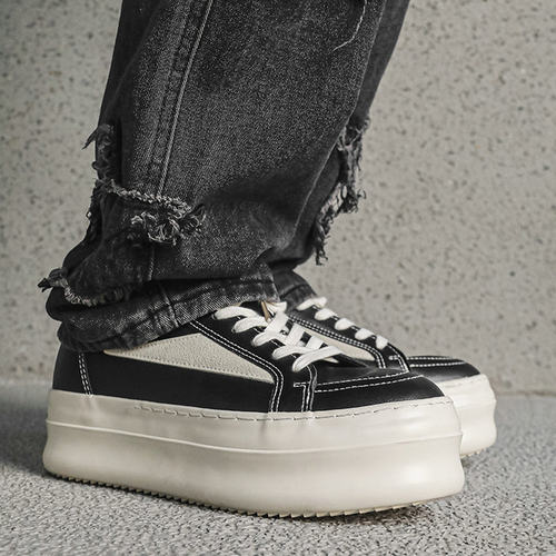 侵权三角~美式小众厚底超火板鞋~