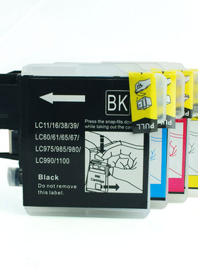 壹诺适用 兄弟打印机DCP-165C DCP-185C墨盒DCP-165C打印机墨盒MFC-6690CW MFC790CW MFC5890C 990四色套装