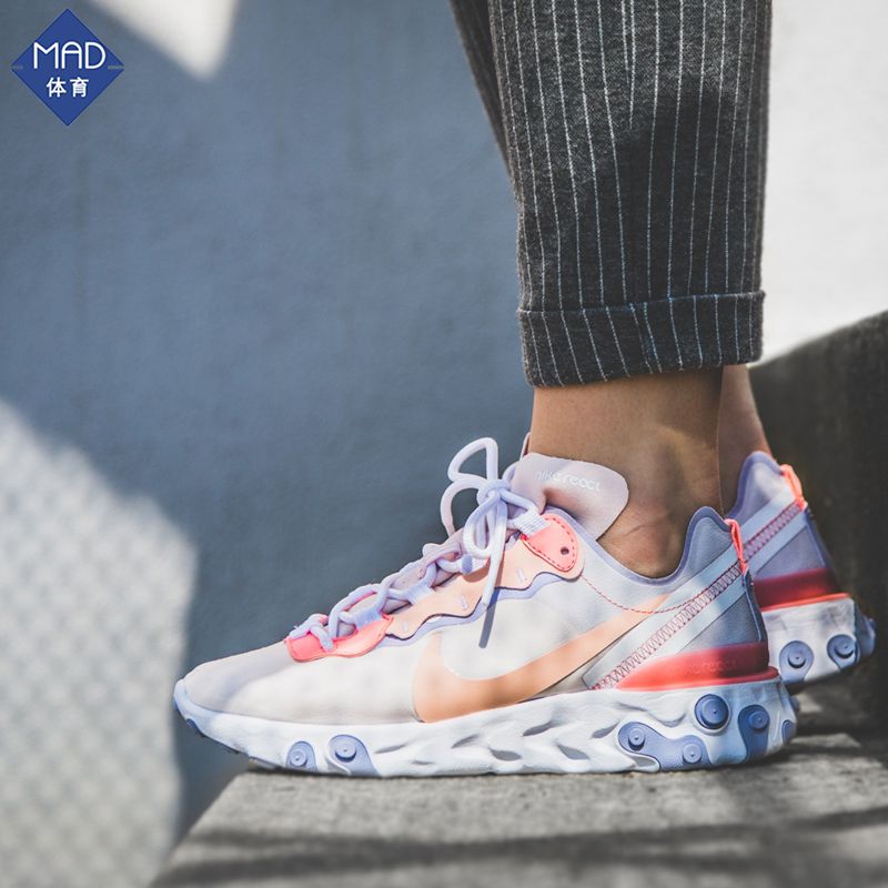 NIKEÄÍ¿ËREACT ELEMENT55ÄÐÅ®¸ßÇŶÜÐÝÏÐÔ˶¯Åܲ½Ð¬BQ2728 BQ6166