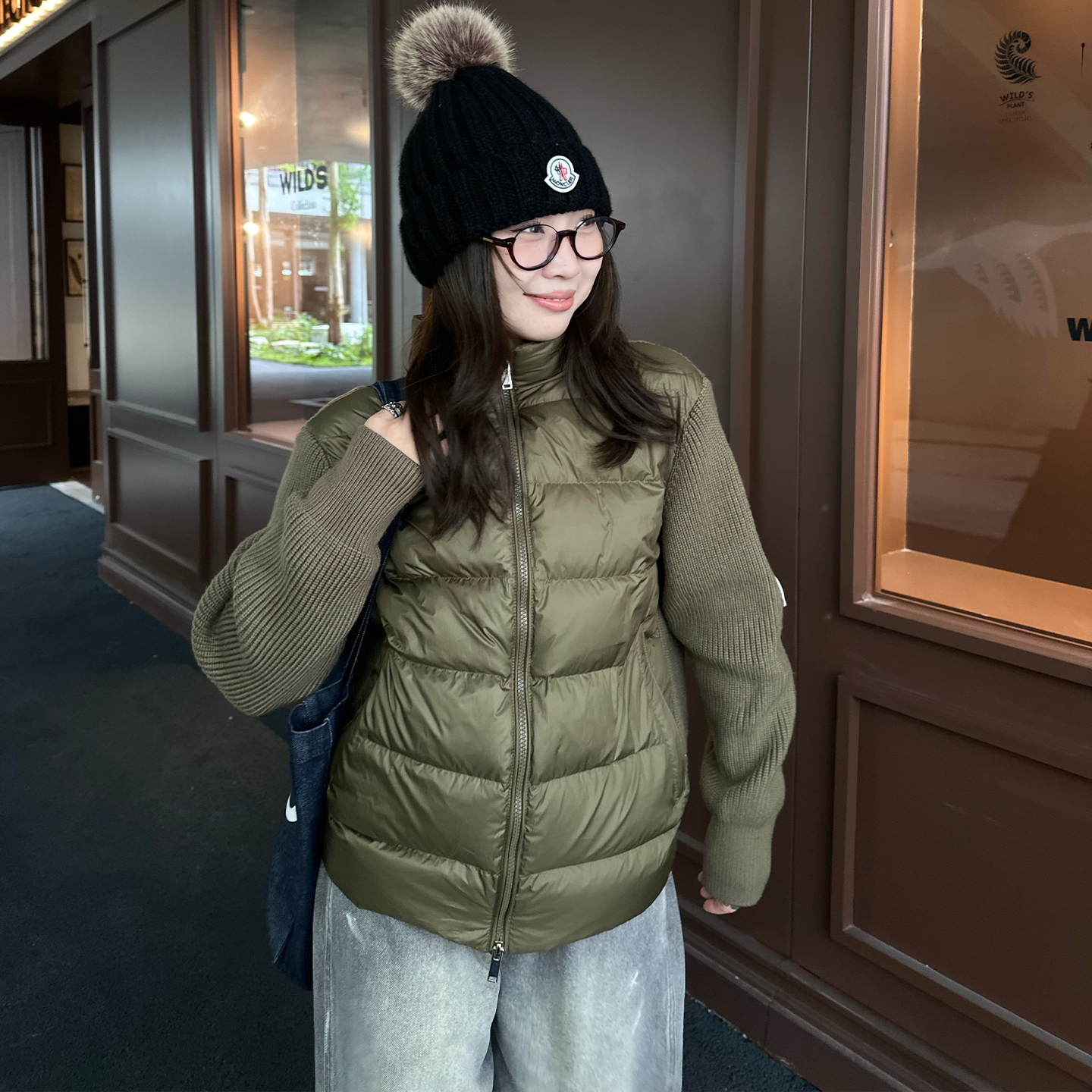 Our2【拼接小排骨】秋冬设计款针织拼接羽绒服【207】