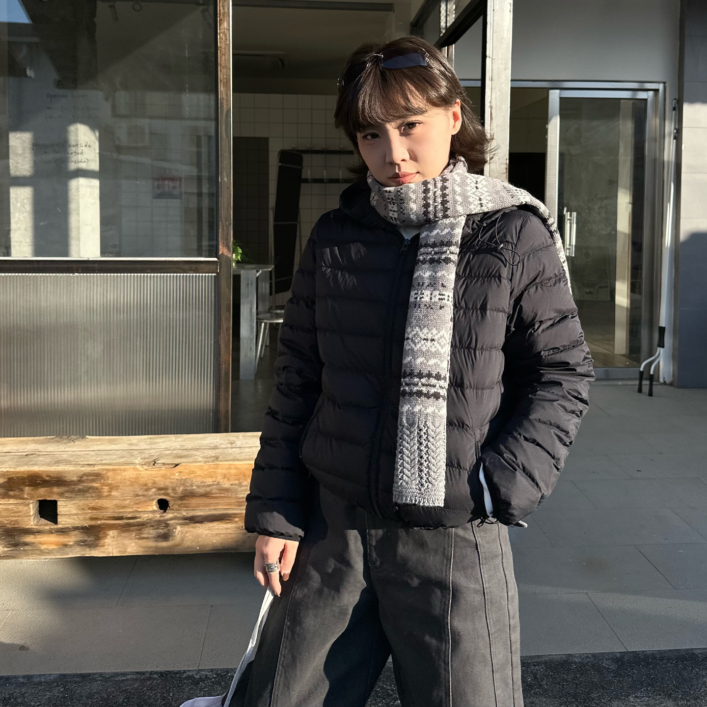 Our2【小排骨羽绒】2025时尚冬季保暖连帽轻薄排骨羽绒服外套上衣