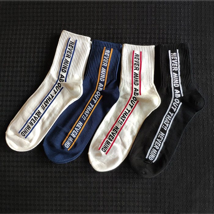 秋冬街头长筒高帮袜子男潮纯棉男士潮流长袜女ins薄款中筒袜冬秋,女士内衣/男士内衣/家居服,长筒袜,淘宝优惠券,粉丝福利购,淘宝优惠卷