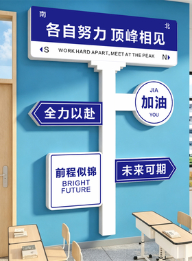 初高中班级文化墙贴氛围布置贴画