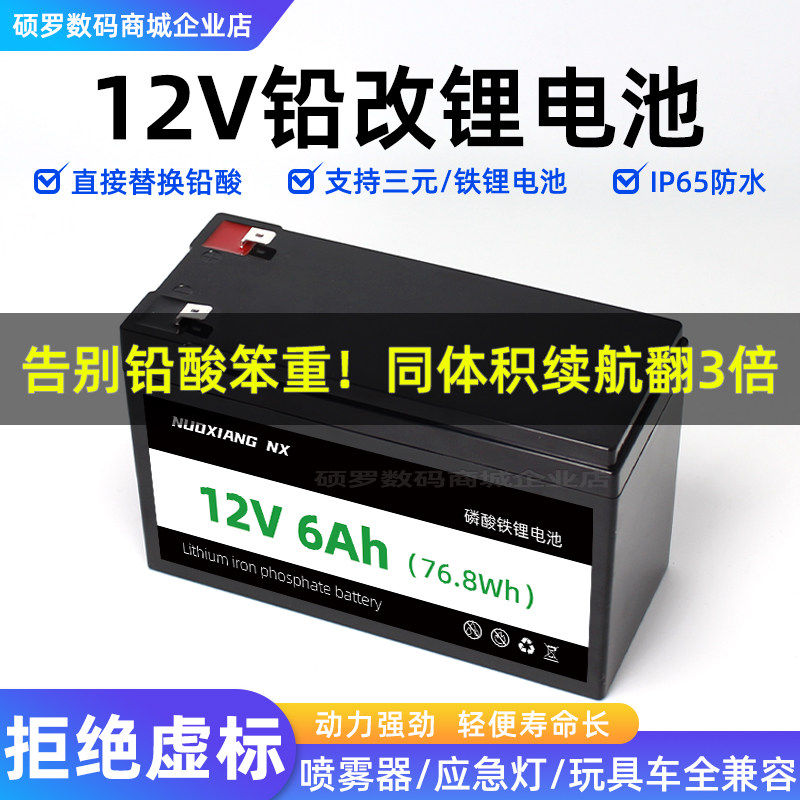 玩具汽车电池磷酸铁锂12V图片