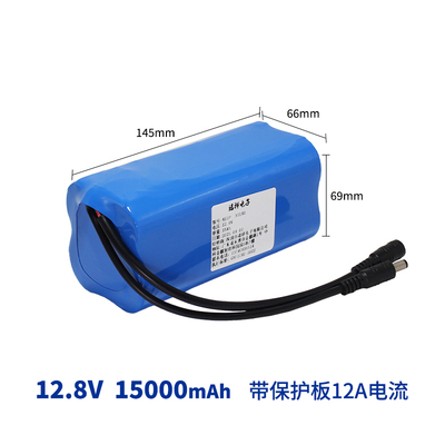 新型太阳能灯电池12v铁锂电池24