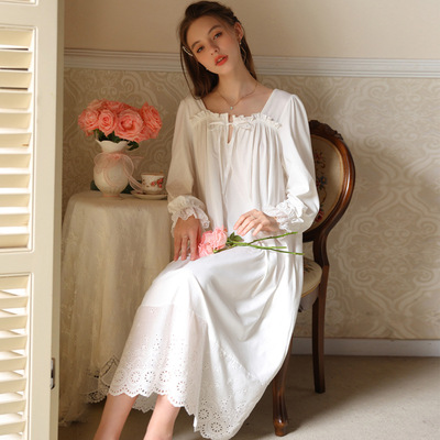 秋季裙子纯棉显瘦女士2024春夏