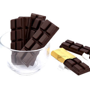 AMOYUU88%78%木糖醇黑巧克力排块锡纸袋装纯可可脂250g/袋