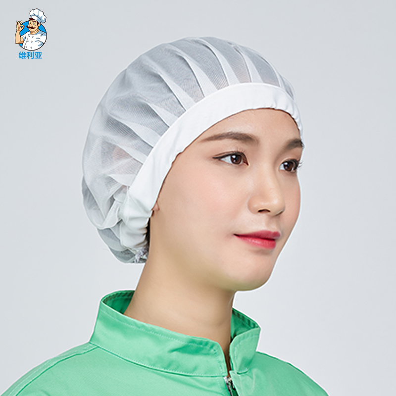 工作帽车间透气防掉男女通用薄款