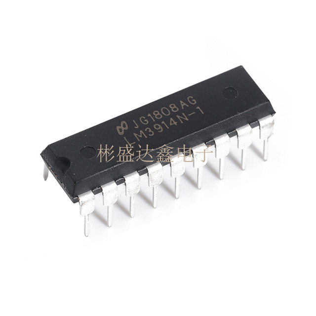 全新原装直插 LM3914N-1 LED条形图显示驱动器 DIP-18