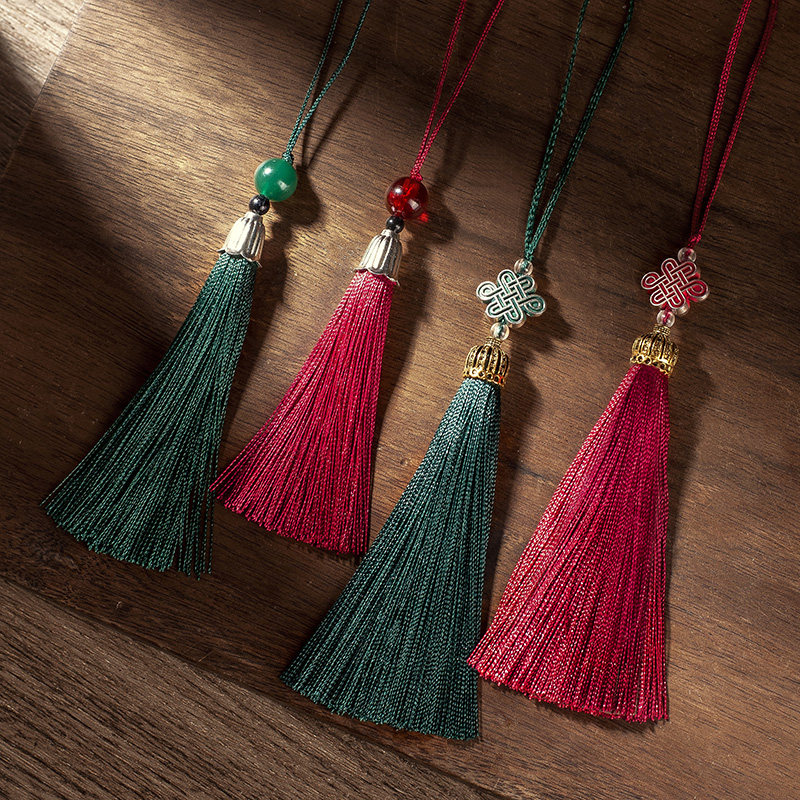 包装盒流苏穗子中秋月饼礼盒吊穗香包香囊书签diy手工中国节挂件