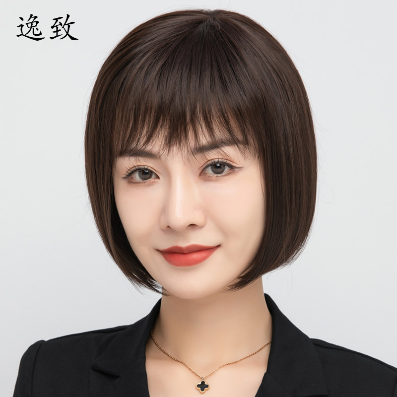 递针头顶真人发丝轻薄透气