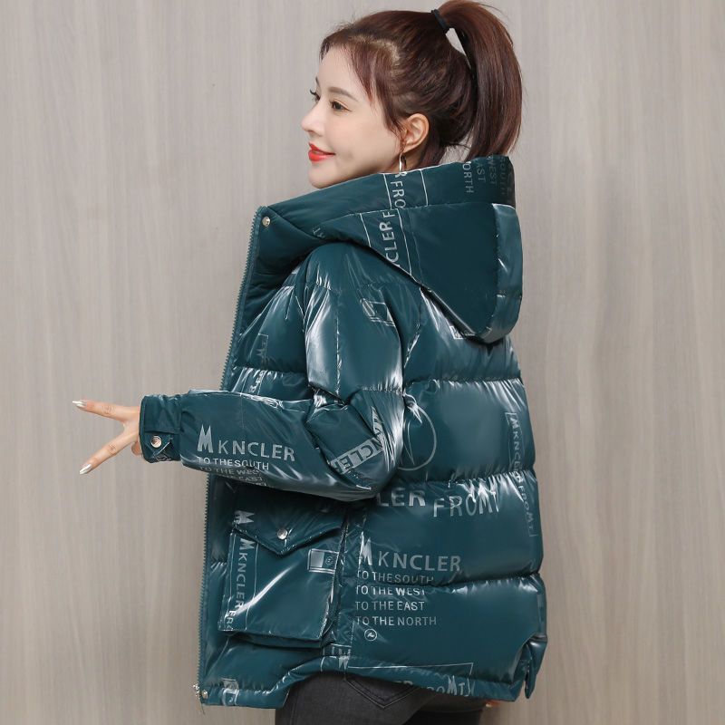 免洗亮面羽绒棉服2025冬