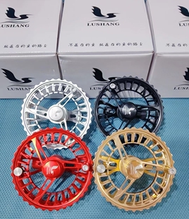 鹭上全包围全金属谷麦轮102克防炸线风火轮后置泄力谷麦钓前打轮