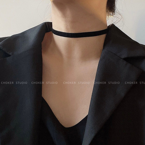 s925纯银可穿吊坠choker项链