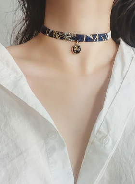 choker锁骨链项链女高级设计感小众简约脖颈链项圈女颈带chocker