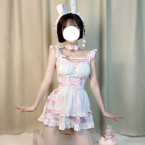 趣味内衣粉色可爱少女兔女郎装