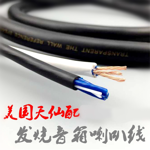 单晶铜HiFi发烧级功放音箱喇叭线